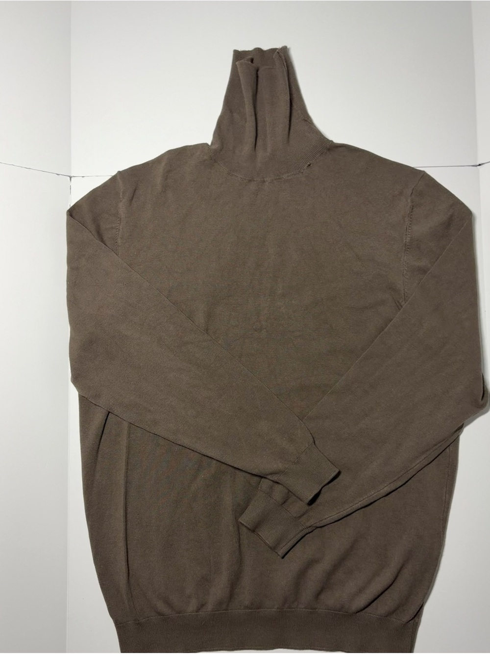 Zara Men's Large Brown Turtleneck Sweater